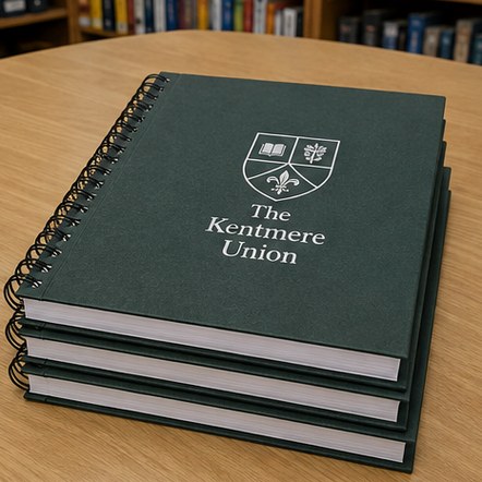 Customized spiral notebooks for field service and trades