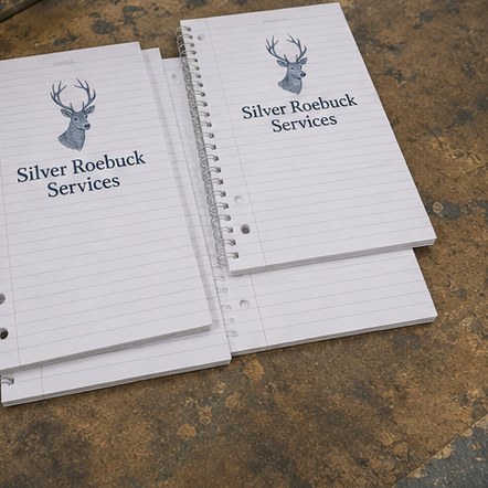 Customized spiral notebooks for healthcare and clinical